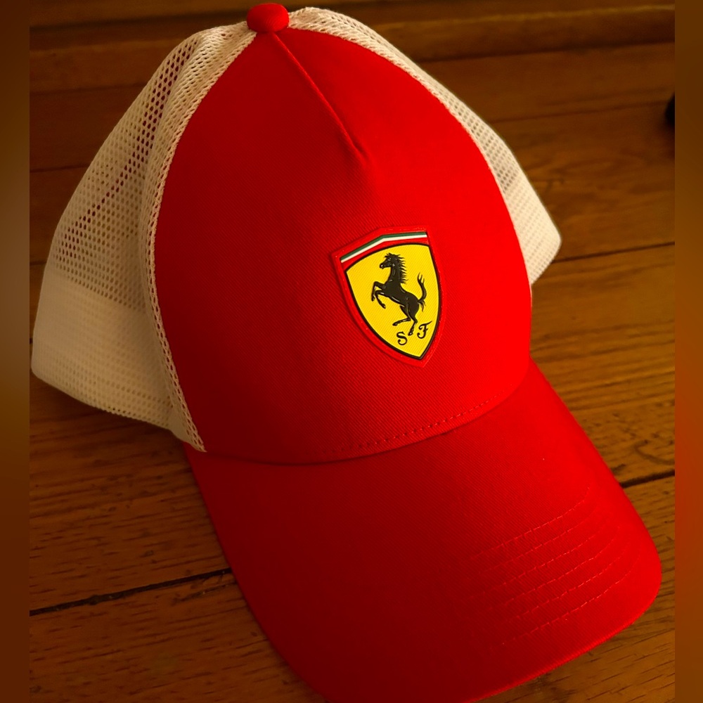 NWOT Ferrari Puma snap back hat